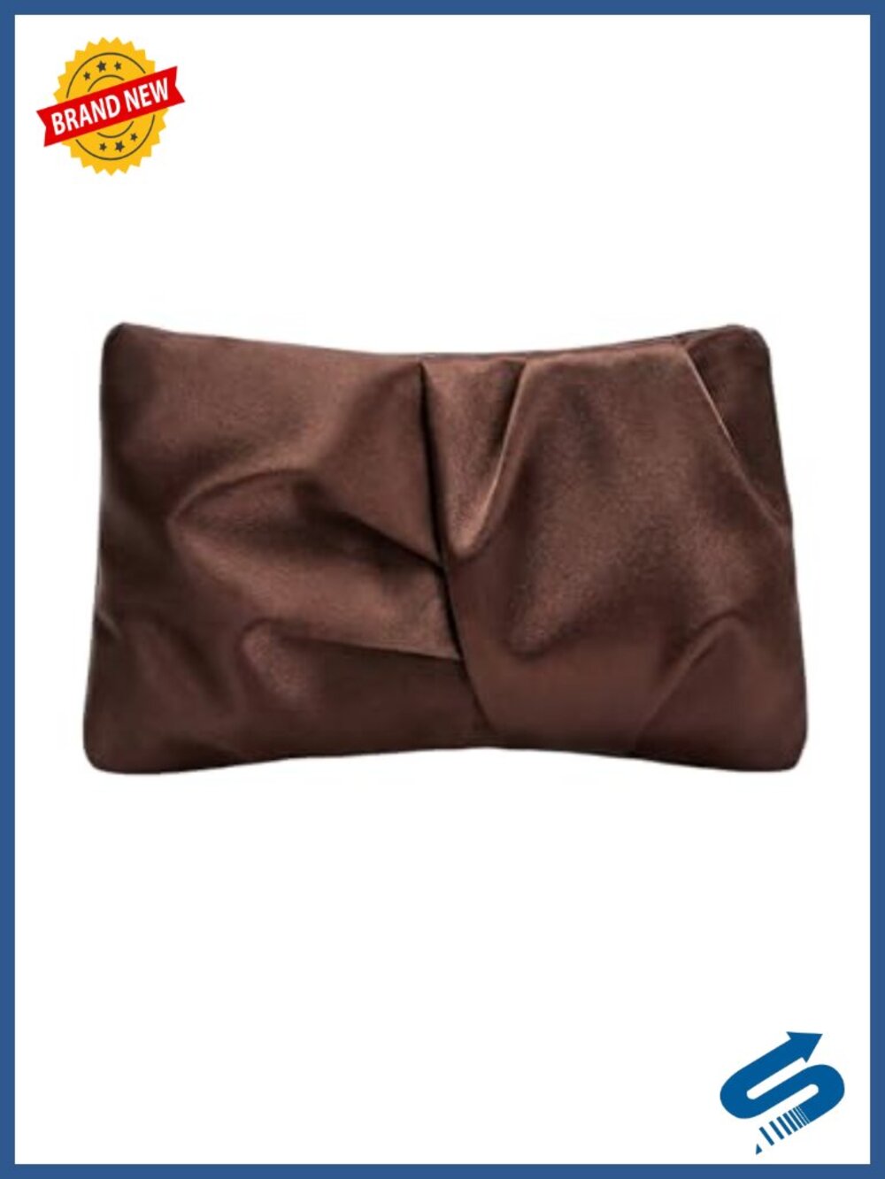 Satin Clutch Evening Bag Elegant Small Purse Magnet Closure